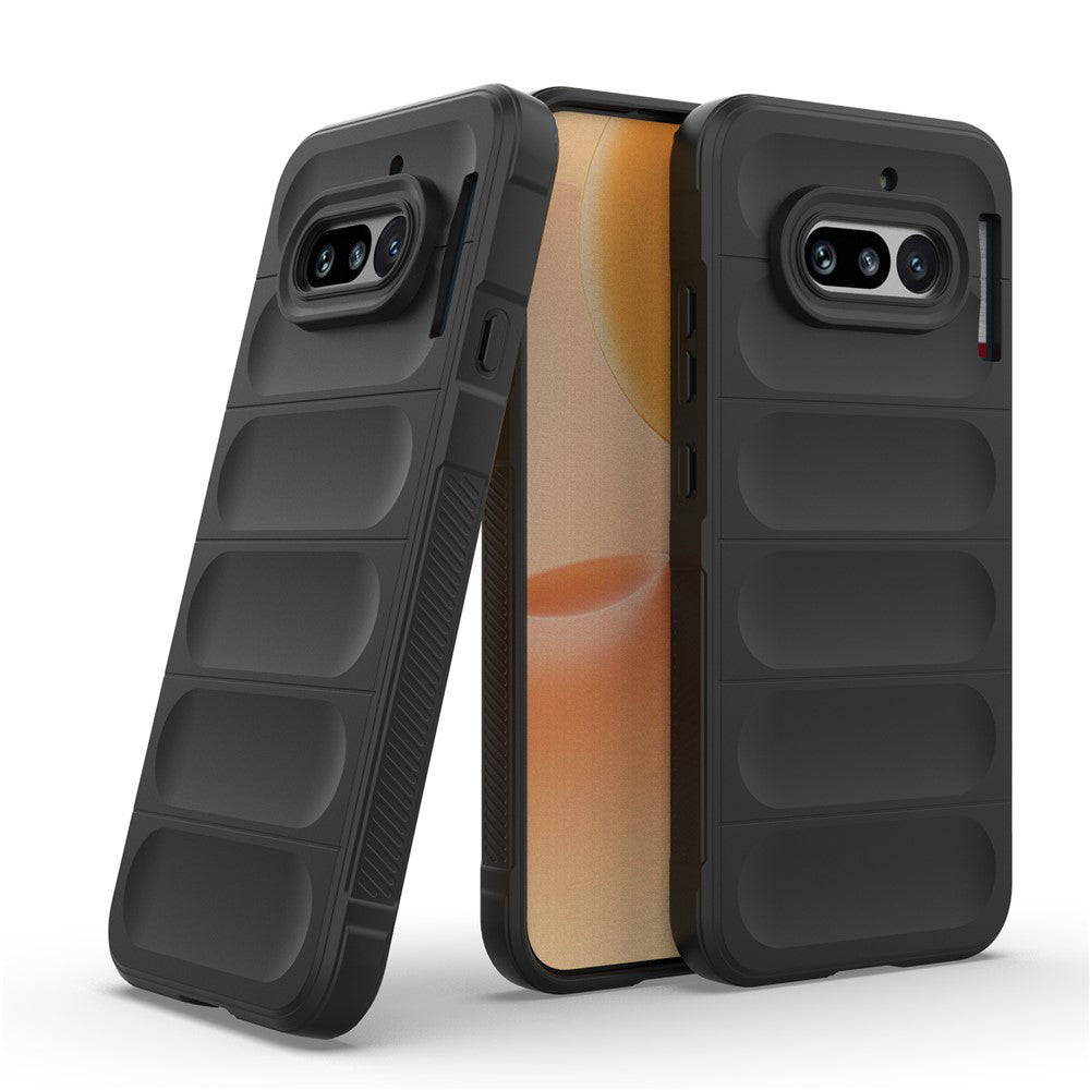 Hülle für Nothing Phone (4a), Techsuit, Magic Shield, Schwarz