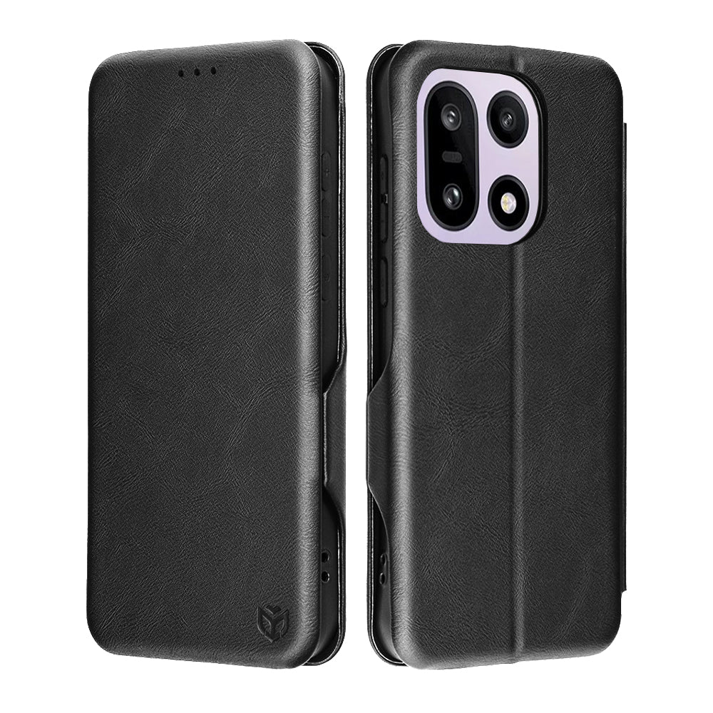 Hülle für OnePlus 15, Techsuit, Safe Wallet Plus, Schwarz