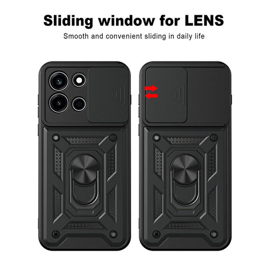 Hülle für OnePlus Nord 6, Techsuit, CamShield, Schwarz