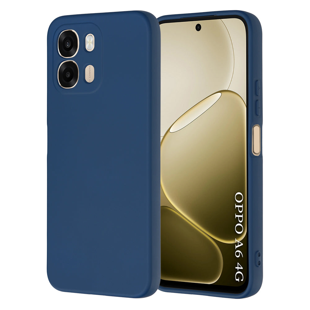 Hülle für Oppo A6 4G, Techsuit, SoftFlex, Marineblau