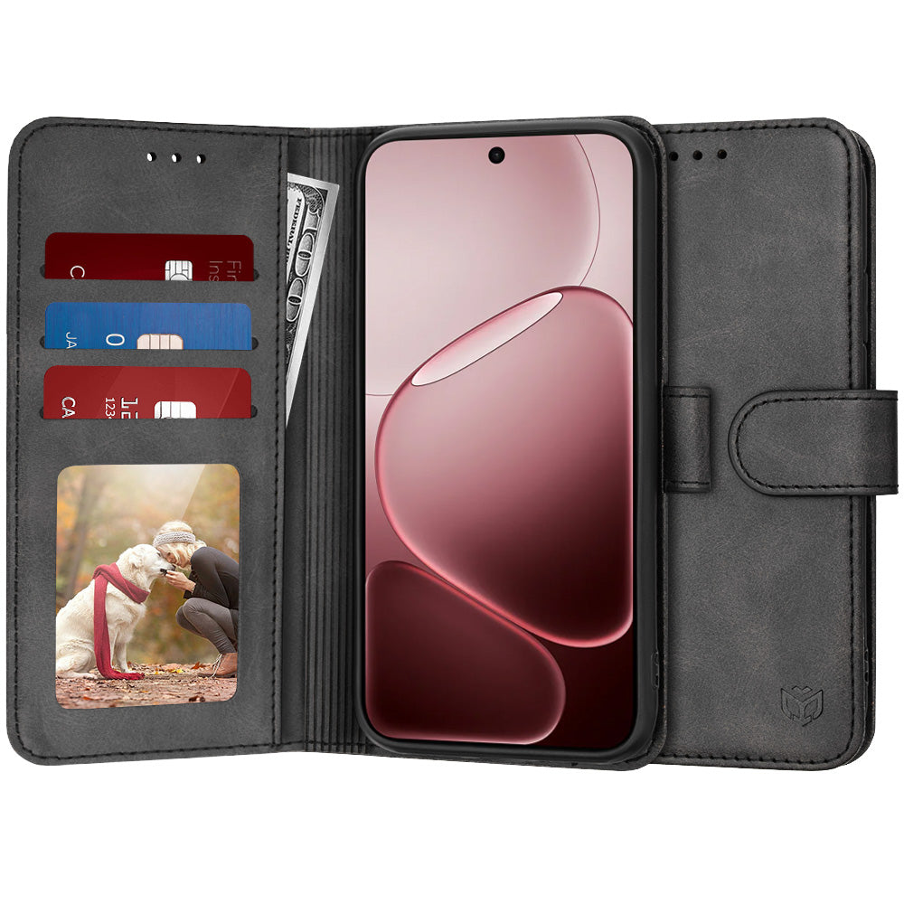Hülle für Oppo A6 Pro 5G / A6 Pro 4G, Techsuit, Diary Book, Schwarz