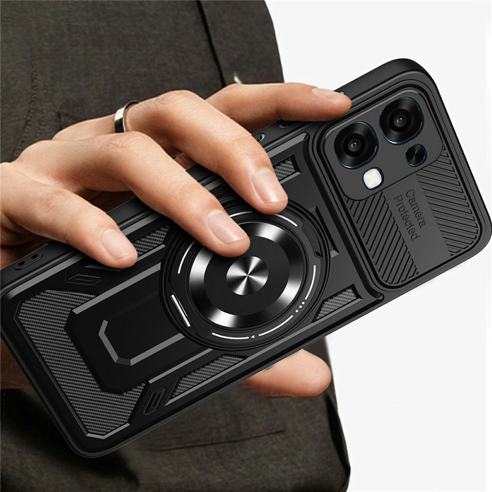 Hülle für Oppo A6 Pro 5G / A6 Pro 4G, Techsuit, RuggedCam, Grau