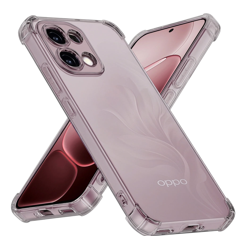 Hülle für Oppo A6 Pro 5G / A6 Pro 4G, Techsuit, stoßfest klar, rauchfarben