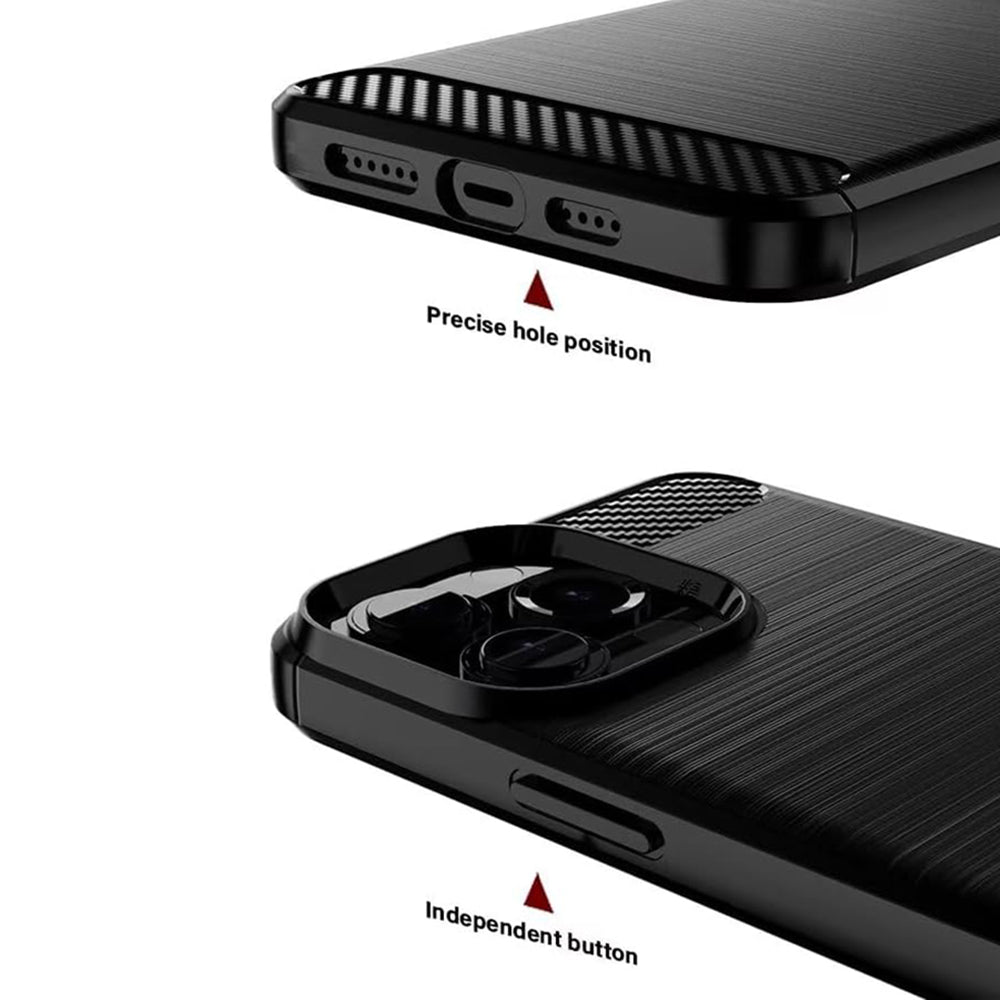 Hülle für Oppo A6k 4G / A6x 4G / A6x / A6 4G, Techsuit, Carbon, Blau