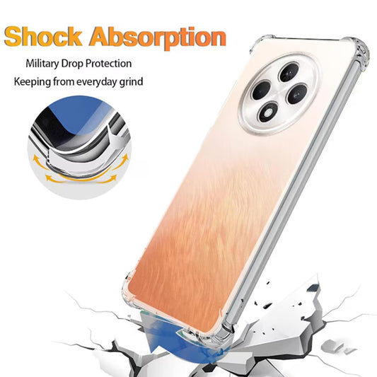 Hülle für Oppo Reno12 FS 5G / Reno12 FS 4G / Reno12 F 4G / Reno12 F, Techsuit, stoßfest klar, transparent
