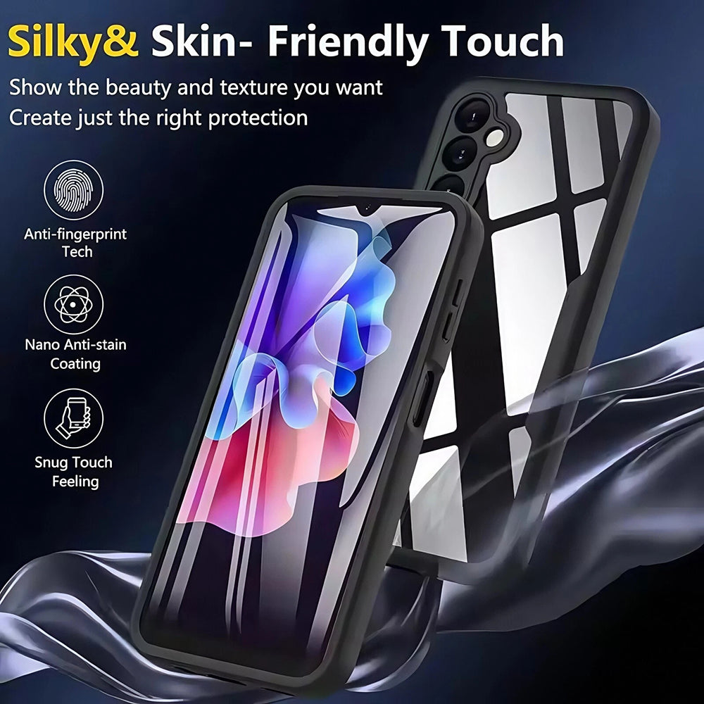 Hülle für Oppo Reno14, Techsuit, ColorVerse 360, Schwarz