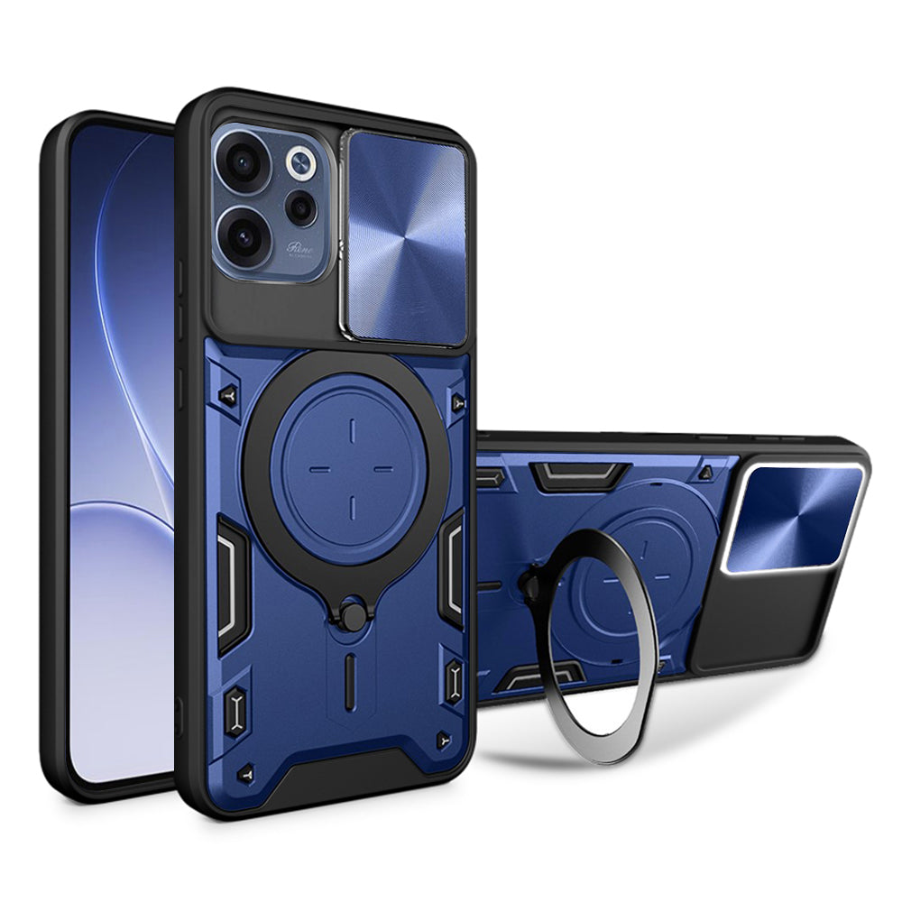 Hülle für Oppo Reno15 FS / Reno15 F, Techsuit, CamGuard Pro, Blau
