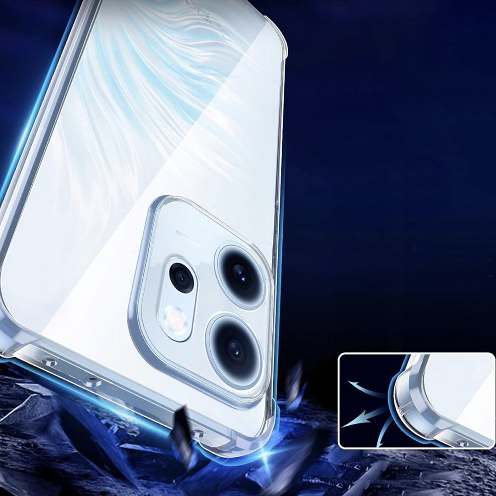 Hülle für Oppo Reno15 Pro, Techsuit, Shockproof Clear, Transparent