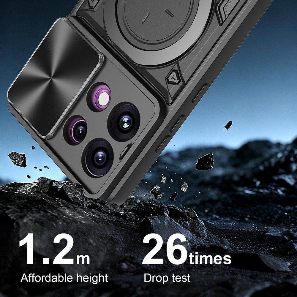 Hülle für Oppo Reno16 F / Reno16 FS, Techsuit, CamGuard Pro, Rot