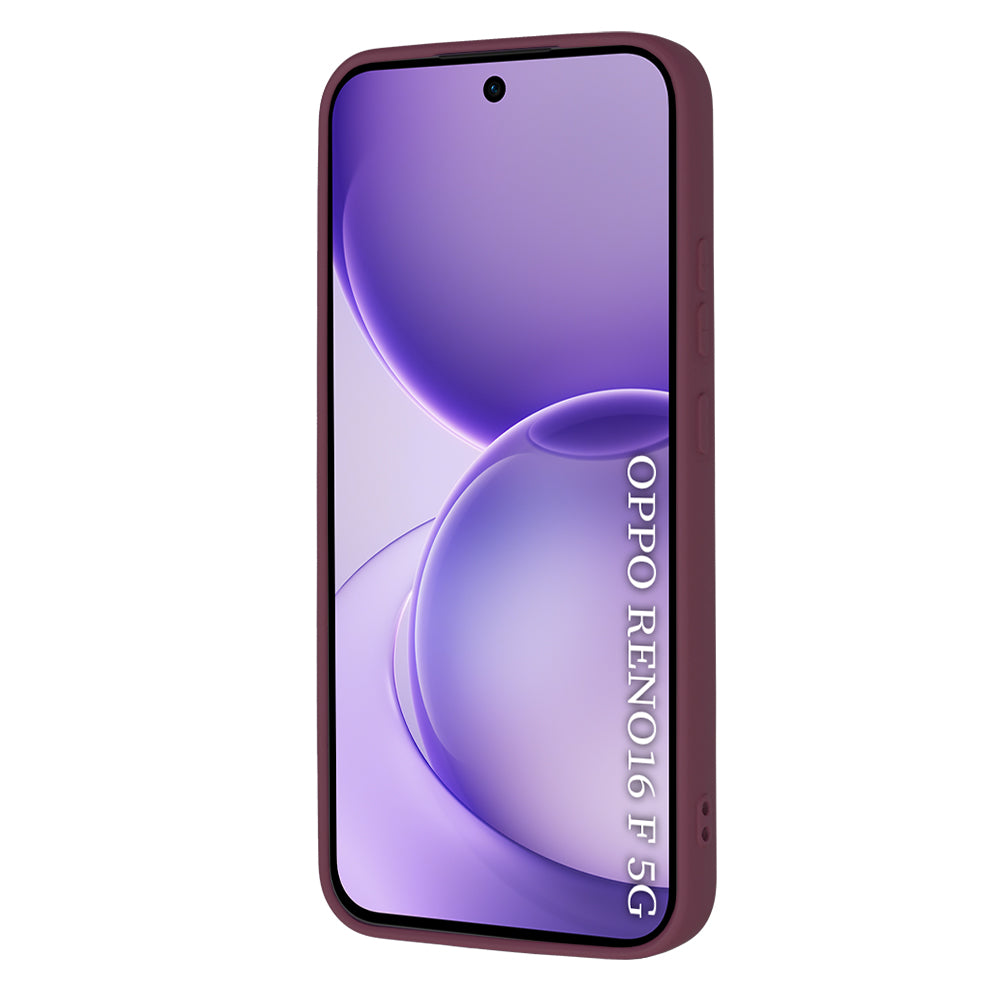 Hülle für Oppo Reno16 F / Reno16 FS, Techsuit, SoftFlex, Weinrot