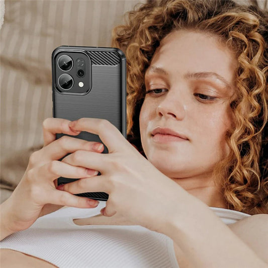 Hülle für Oppo Reno16 / Reno16 Pro, Techsuit, Carbon, Blau
