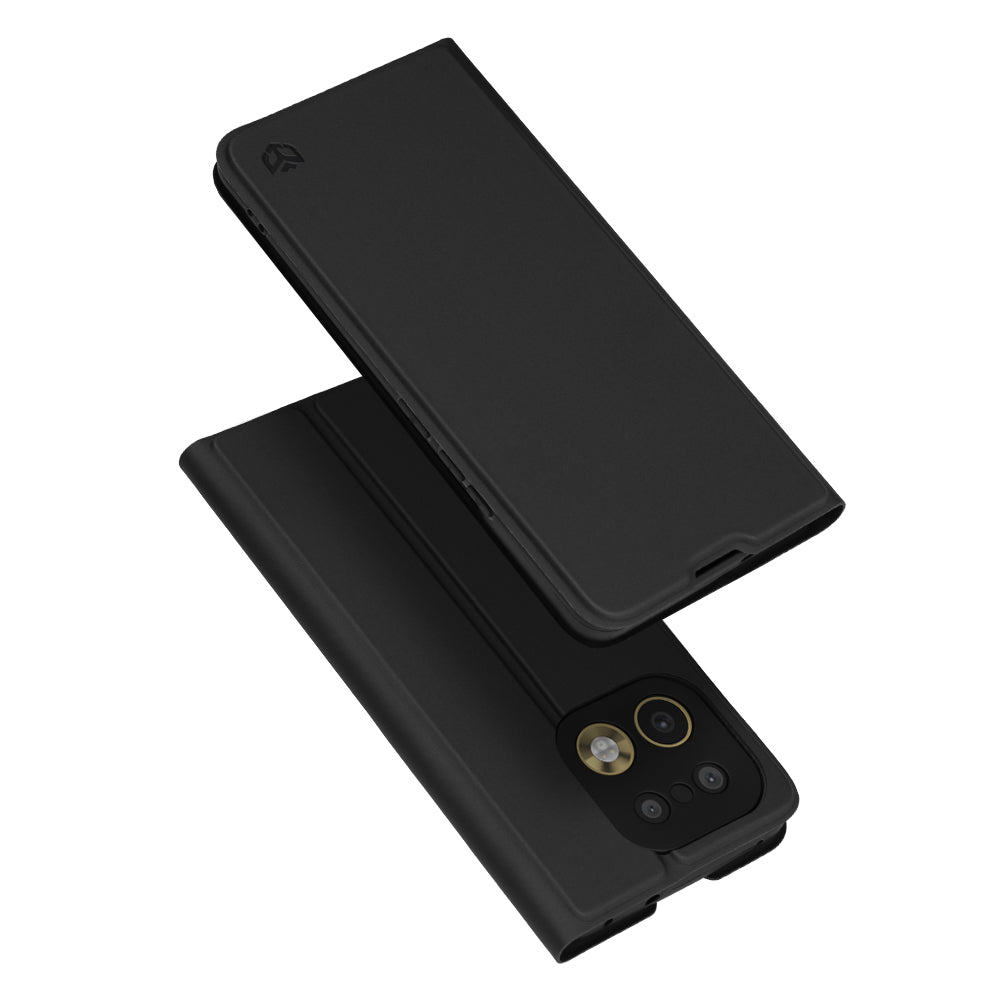 Hülle für Realme 16 Pro+, Techsuit, Magskin Book, Schwarz