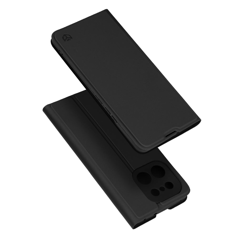 Hülle für Realme 16 Pro+, Techsuit, Magskin Book, Schwarz