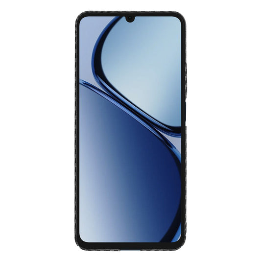 Case for Realme C63 / C61, Techsuit, Carbonite FiberShell, Black