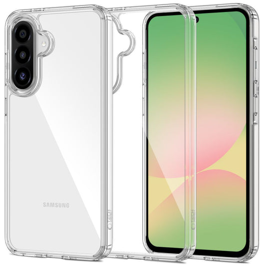 Hülle für Samsung Galaxy A36 A366, Tech-Protect, Flexair Hybrid, Transparent