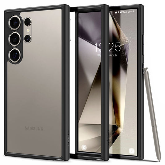 Gehäuse für Samsung Galaxy S24 Ultra S928, Spigen, Ultra Hybrid, Schwarz
