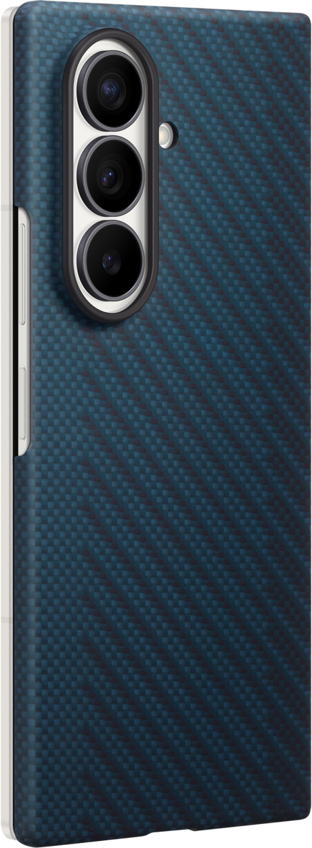Hülle für Samsung Galaxy Z Fold8 Ultra F976, Carbon Magnet Case, Marineblau EF-KF976SNEGWW