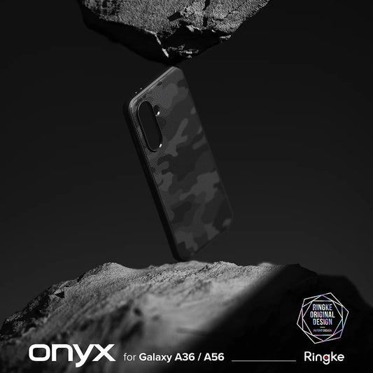 Hülle für Samsung Galaxy A56 A566 / A36 A366, Ringke, Onyx Camo, Schwarz