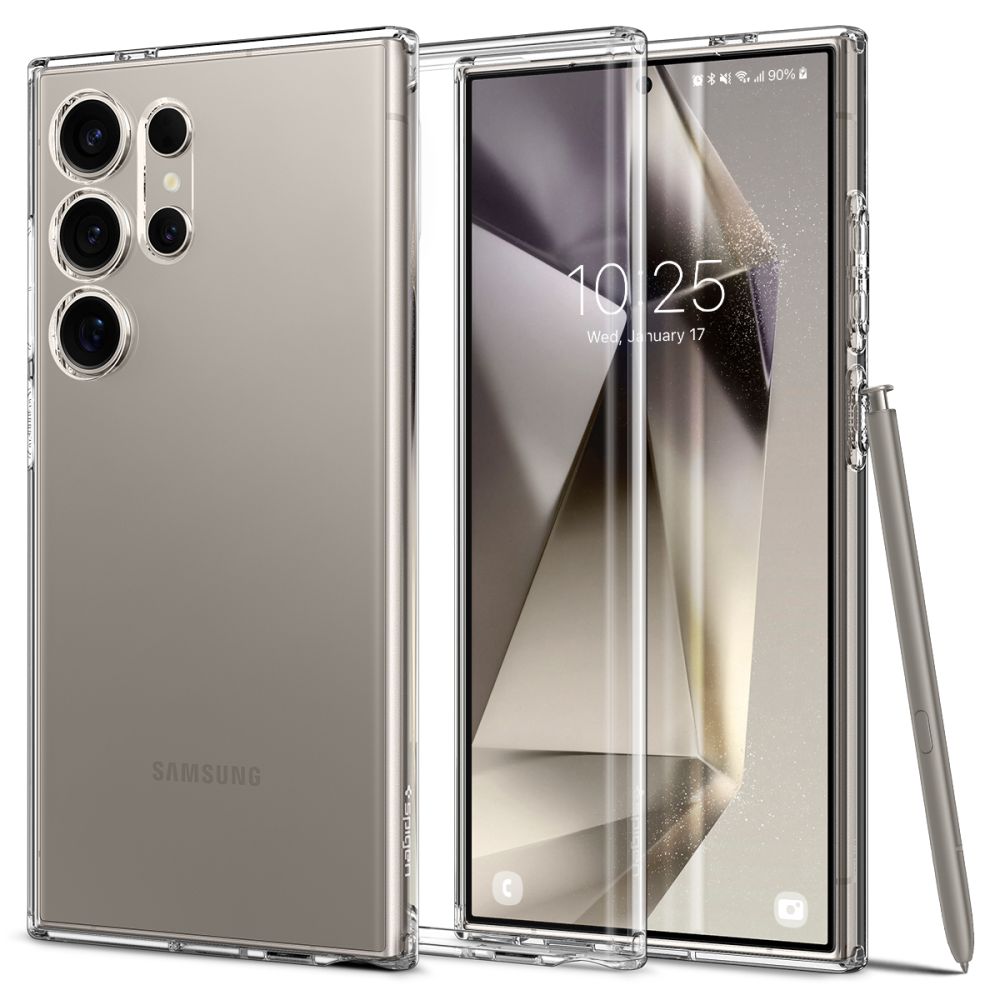 Spigen Liquid Crystal Hülle für Samsung Galaxy S24 Ultra S928 | Transparent | Air Cushion