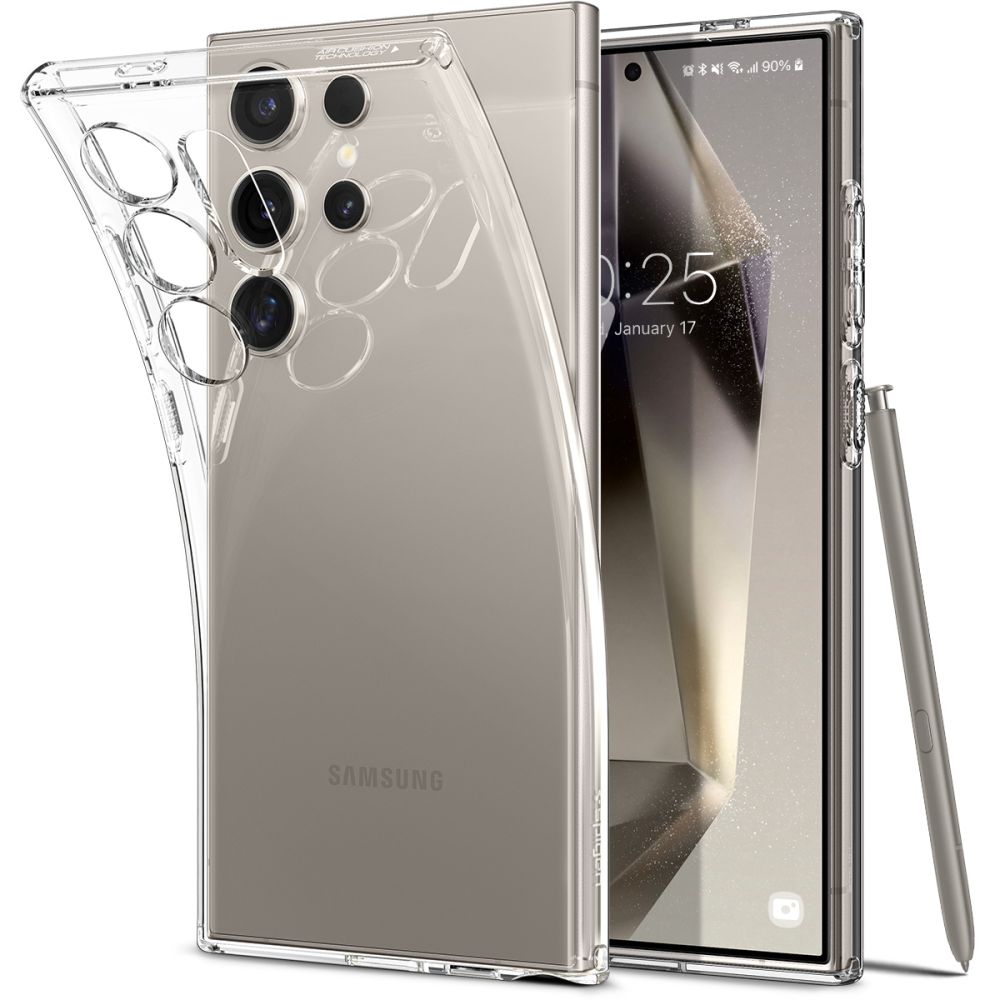 Spigen Liquid Crystal Hülle für Samsung Galaxy S24 Ultra S928 | Transparent | Air Cushion