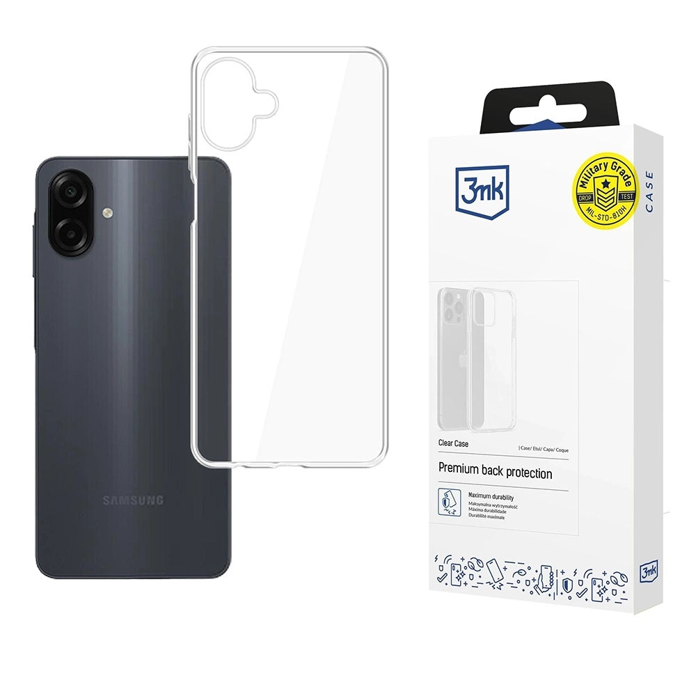 Hülle für Samsung Galaxy A07 4G A075, 3MK, Klar, Transparent