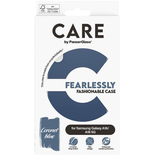 Hülle für Samsung Galaxy A16 5G A166 / A16 4G A165, PanzerGlass, modisch, Blau