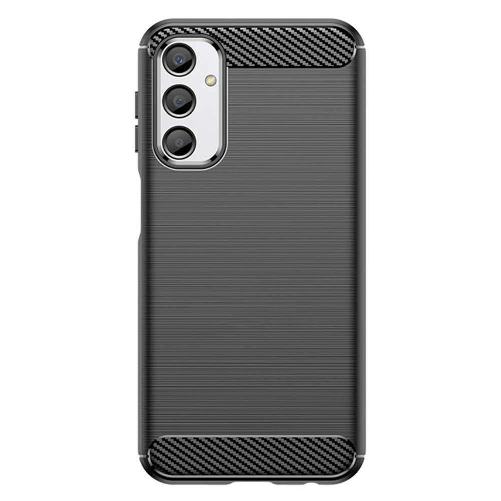 Hülle für Samsung Galaxy A25 A256, Techsuit, Carbon, Schwarz