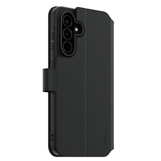 Hülle für Samsung Galaxy A26 A266, PanzerGlass, Care Feature Kickstand Wallet, Schwarz