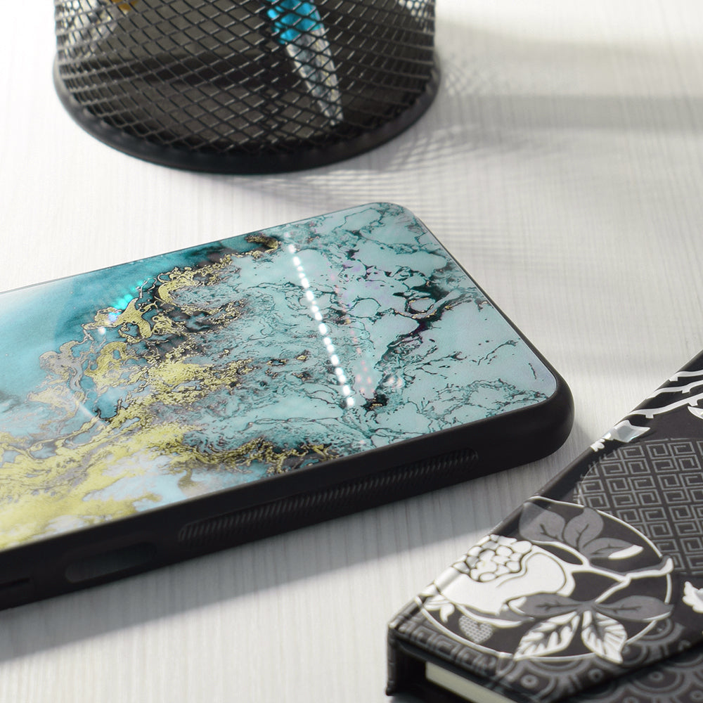 Hülle für Samsung Galaxy A34 A346, Techsuit, Glaze, Blau
