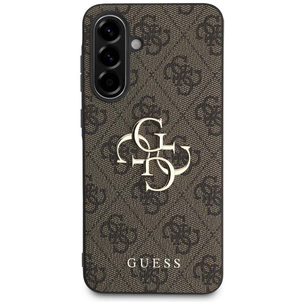 Case for Samsung Galaxy A36 A366, Guess, 4G Big Logo, Brown