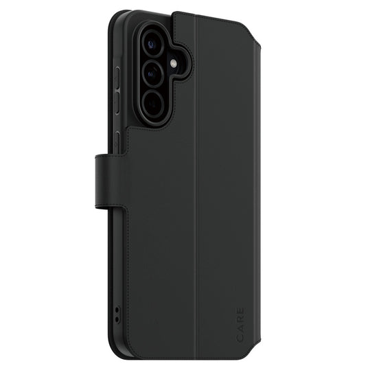 Hülle für Samsung Galaxy A36 A366, PanzerGlass, Care Feature Kickstand Wallet, Schwarz