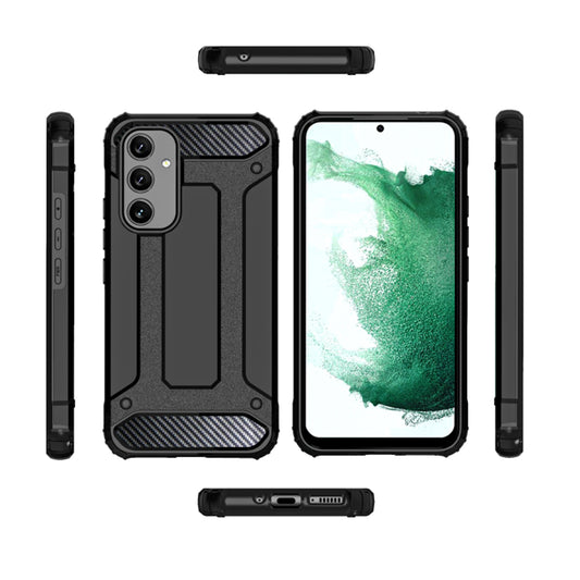 Hülle für Samsung Galaxy A54 A546, Techsuit, Hybrid Armor, Schwarz