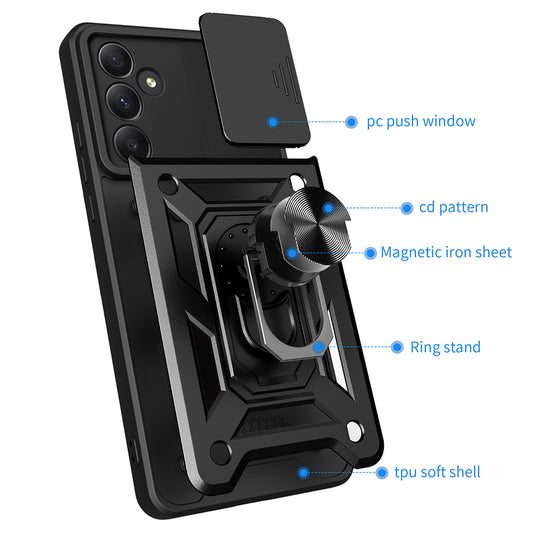 Hülle für Samsung Galaxy A55 5G A556, Techsuit, CamShield, Blau