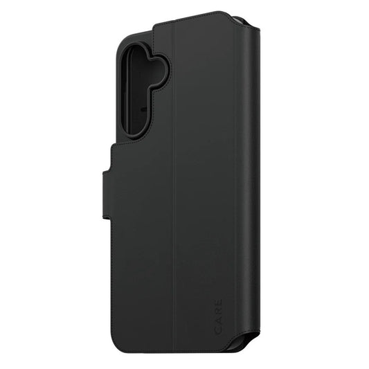Hülle für Samsung Galaxy A56 A566, PanzerGlass, Care Feature Kickstand Wallet, Schwarz