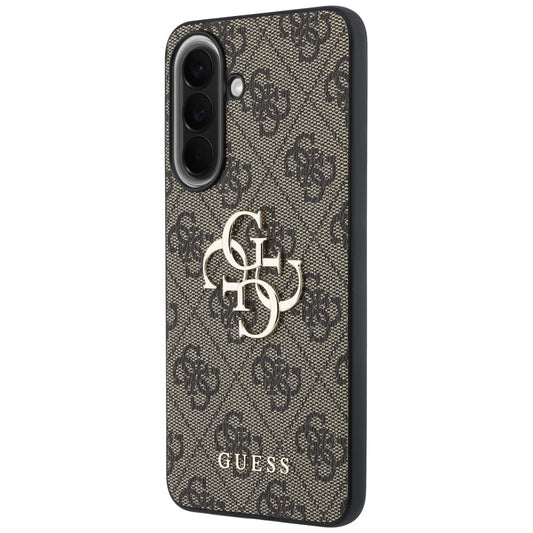 Hülle für Samsung Galaxy A57 5G, Guess, 4G Big Logo, Braun
