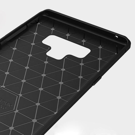 Hülle für Samsung Galaxy Note 9 N960, Techsuit, Carbon, Schwarz