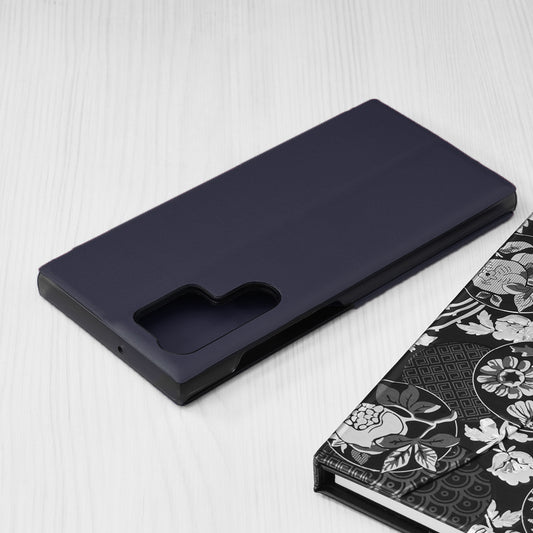 Hülle für Samsung Galaxy S22 Ultra 5G S908, Techsuit, eFold, Dunkelblau