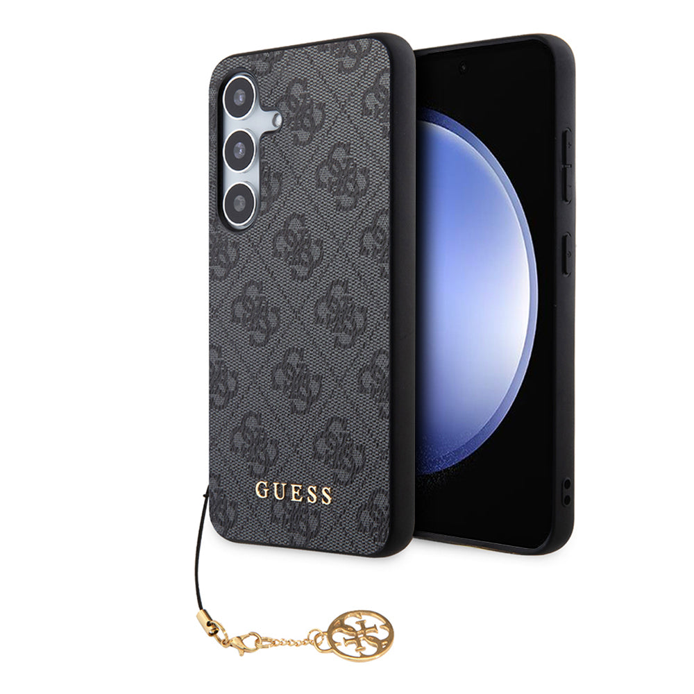 Hülle für Samsung Galaxy S24+ S926, Guess, 4G Charm, Schwarz