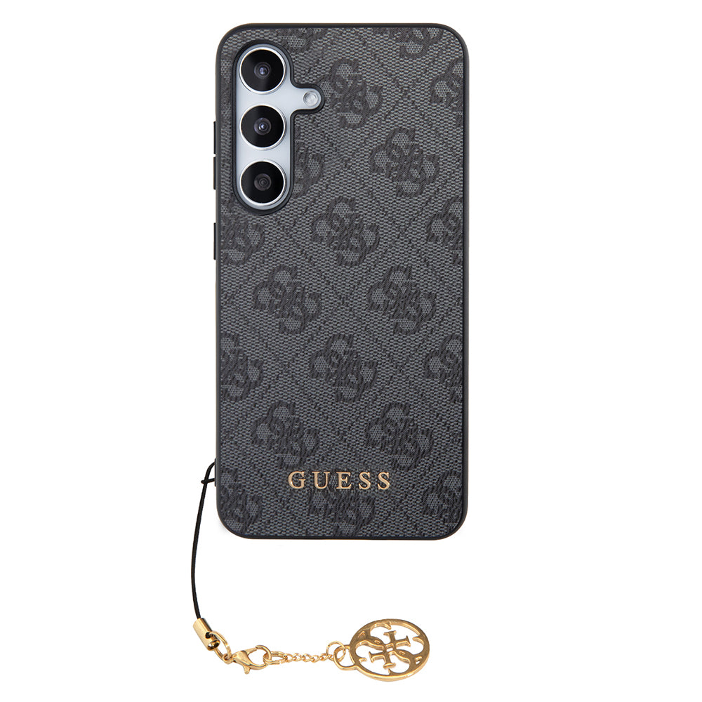 Hülle für Samsung Galaxy S24+ S926, Guess, 4G Charm, Schwarz