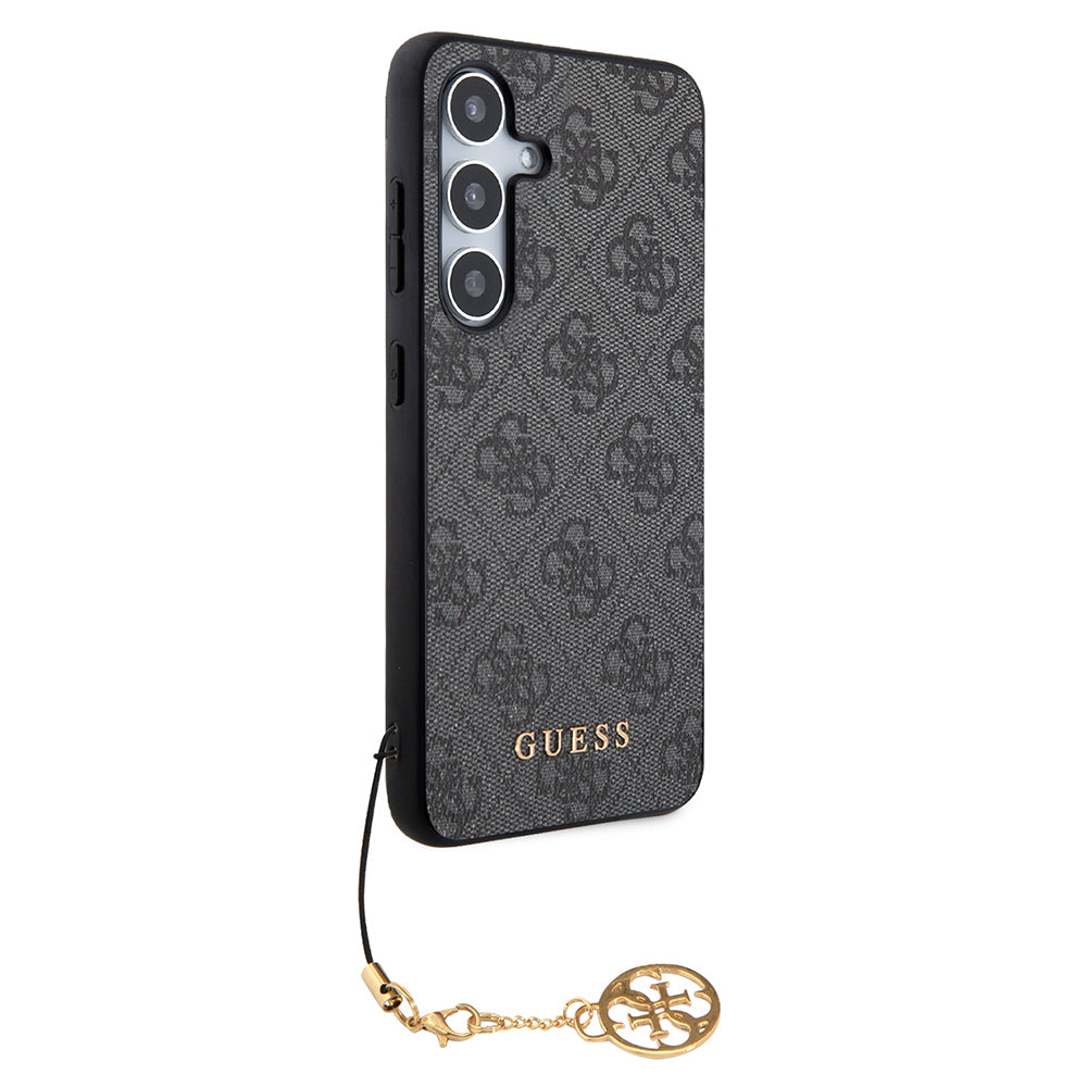 Hülle für Samsung Galaxy S24+ S926, Guess, 4G Charm, Schwarz