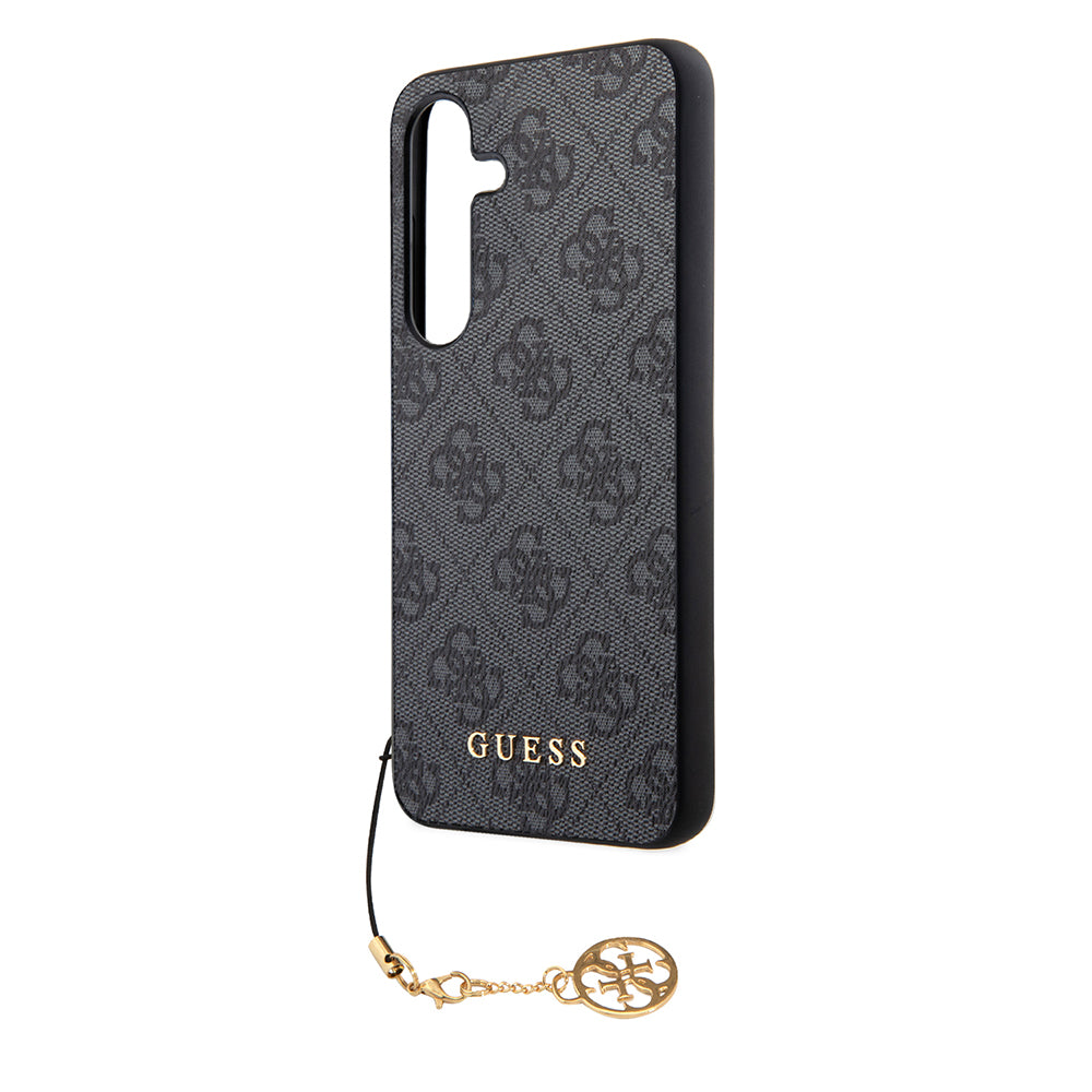 Hülle für Samsung Galaxy S24+ S926, Guess, 4G Charm, Schwarz