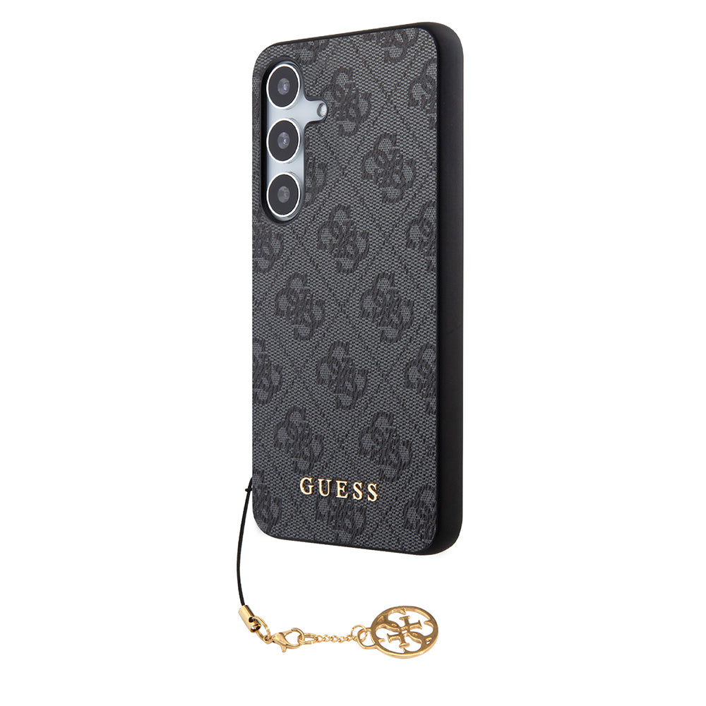 Hülle für Samsung Galaxy S24+ S926, Guess, 4G Charm, Schwarz