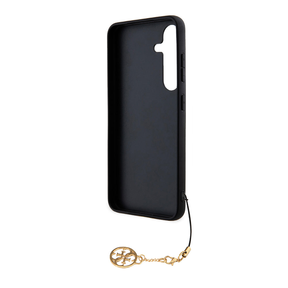 Hülle für Samsung Galaxy S24+ S926, Guess, 4G Charm, Schwarz