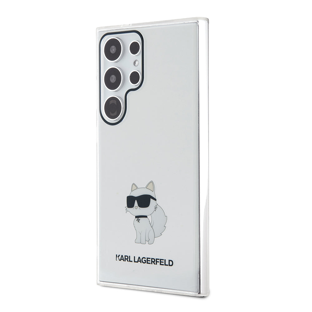 Hülle für Samsung Galaxy S24 Ultra S928, Karl Lagerfeld, IML Luxury Choupette, Transparent