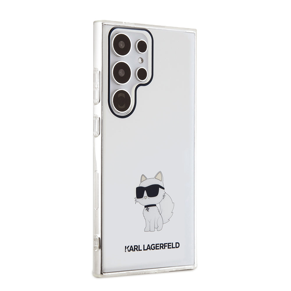Hülle für Samsung Galaxy S24 Ultra S928, Karl Lagerfeld, IML Luxury Choupette, Transparent