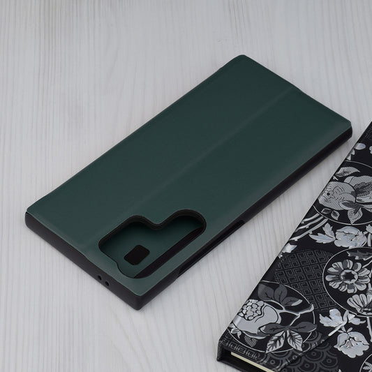 Hülle für Samsung Galaxy S24 Ultra S928, Techsuit, eFold, Grün