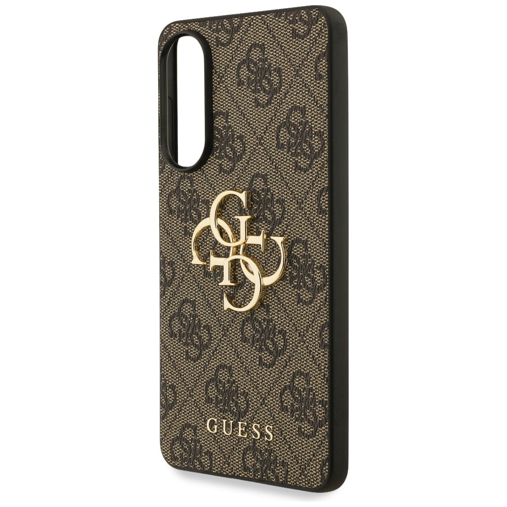 Hülle für Samsung Galaxy S25 Edge S937, Guess, Big 4G Logo Classic, Braun