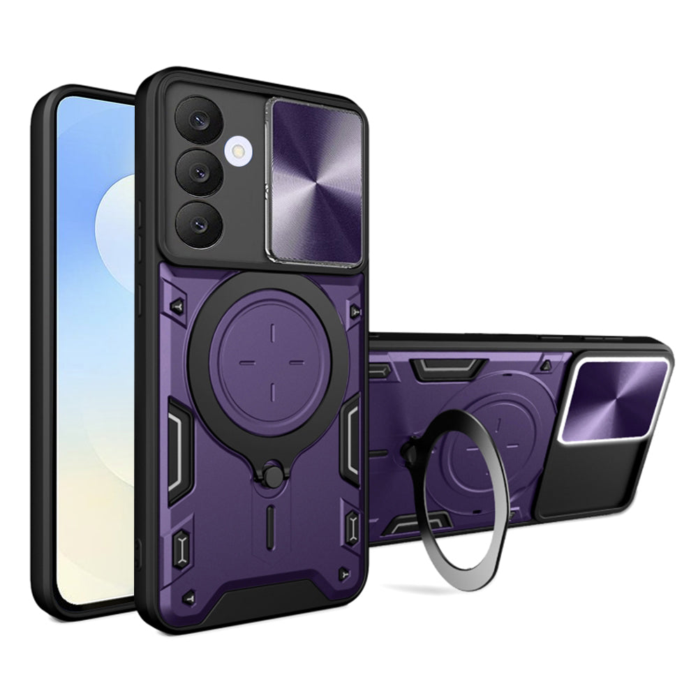 Hülle für Samsung Galaxy S25 FE, Techsuit, CamGuard Pro, Lila