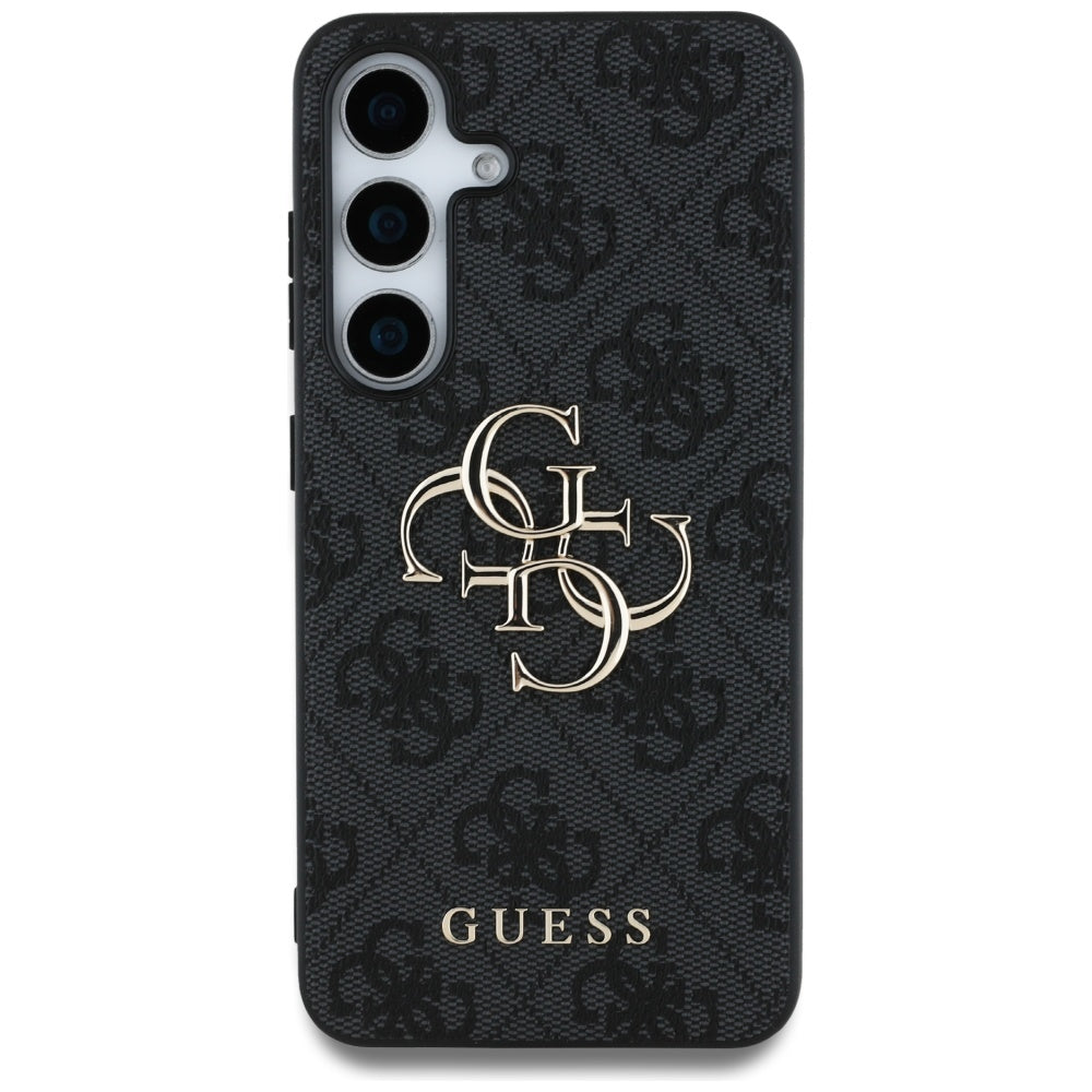 Hülle für Samsung Galaxy S25+ S936, Guess, 4G Big Logo, Schwarz