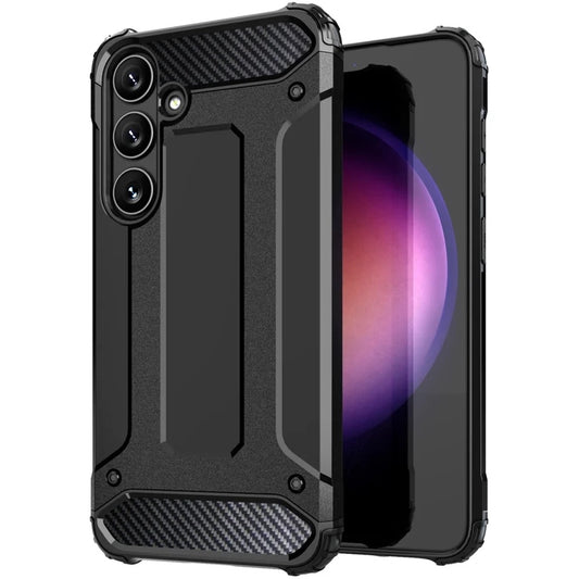 Hülle für Samsung Galaxy S25+ S936, Techsuit, Hybrid Armor, Schwarz